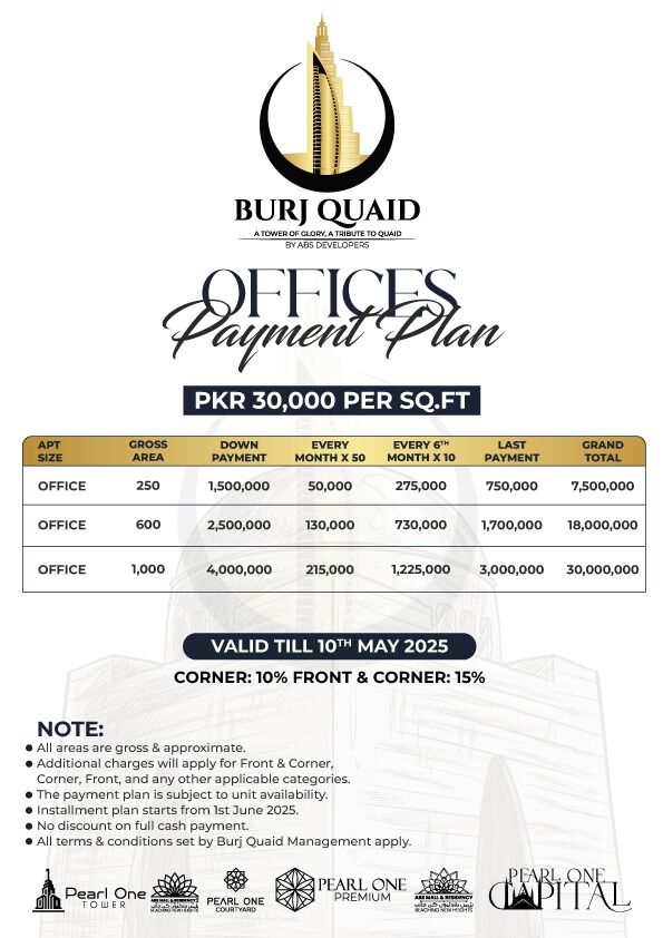 Discover Luxury Living at Burj Quaid: A New Landmark of Excellence