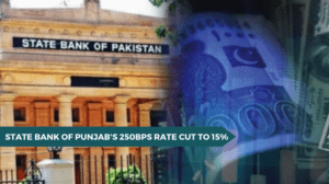 State Bank of Punjab 250bps rate cut to 15%