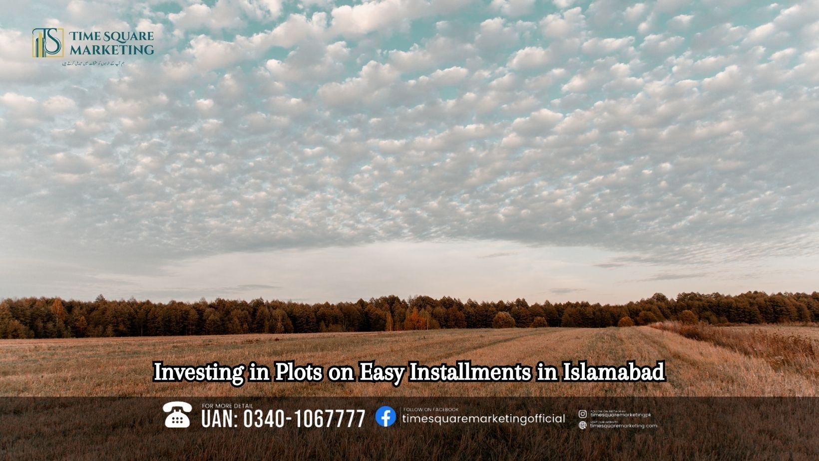 Investing in Plots on Easy Installments in Islamabad